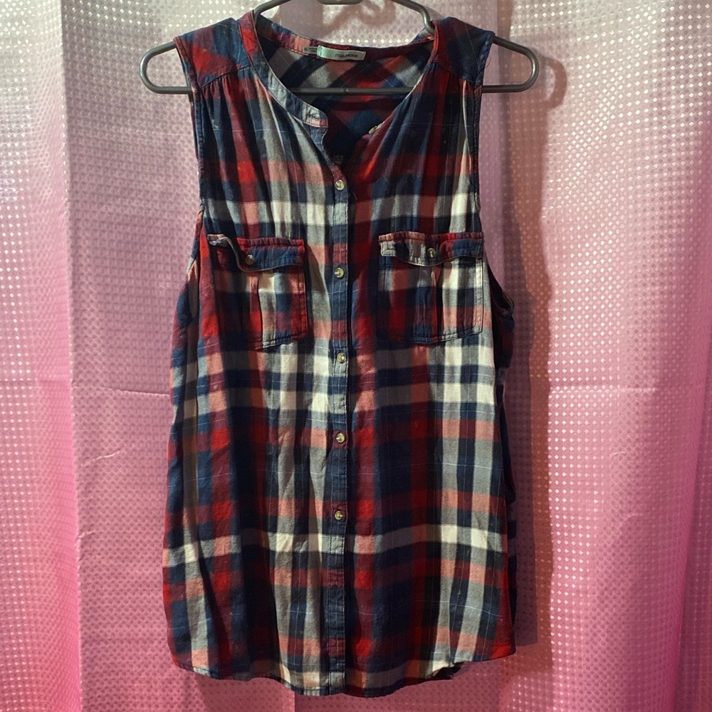 Plaid tank